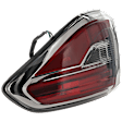 Passenger Side, Outer Tail Light, with Bulb, Halogen, Mounts On Body