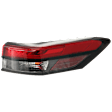 Passenger Side, Outer Tail Light, with Bulb, LED, Mounts On Body, CAPA CERTIFIED