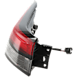 Driver Side, Outer Tail Light, with Bulb, LED, Mounts On Body