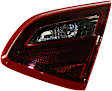 Passenger Side, Inner Tail Light, with Bulb, Halogen, Clear Red Lens, Black Interior, SR Model