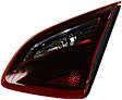 Passenger Side, Inner Tail Light, with Bulb, Halogen, Clear Red Lens, Black Interior, SR Model