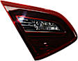 Driver Side, Inner Tail Light, with Bulb, Halogen, Clear Red Lens, Black Interior, SR Model
