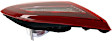 Driver Side, Inner Tail Light, with Bulb, Halogen, Clear Red Lens, Black Interior, SR Model