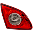 Driver Side, Inner Tail Light, with Bulb, Halogen, Clear and Red Lens