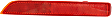 Rear, Passenger Side Bumper Reflector