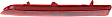 Rear, Passenger Side Bumper Reflector