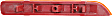 Rear, Passenger Side Bumper Reflector