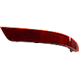 Rear, Passenger Side Bumper Reflector,, CAPA Certified