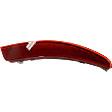 Rear, Passenger Side Bumper Reflector,, CAPA Certified