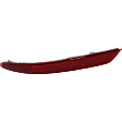 Rear, Driver Side Bumper Reflector,, CAPA Certified