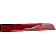 Rear, Passenger Side Bumper Reflector
