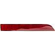 Rear, Passenger Side Bumper Reflector