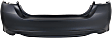Rear Primed Bumper Cover, Without Parking Aid Sensor Holes