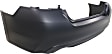 Rear Primed Bumper Cover, Without Parking Aid Sensor Holes