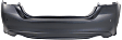 Rear Primed Bumper Cover, With Parking Aid Sensor Holes
