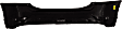 Rear Primed Bumper Cover CAPA Certified
