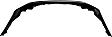 Rear, Upper Primed Bumper Cover