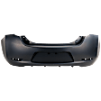 Rear Primed Bumper Cover, With Object Sensor Hole