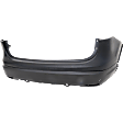 Rear Upper - Primed; Lower - Textured Bumper Cover, 4 Cyl., 2.0L Engine