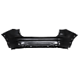 Rear Upper - Primed; Lower - Textured Bumper Cover, 4 Cyl., 2.0L Engine