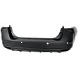 Rear Primed Bumper Cover CAPA Certified