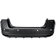 Rear Primed Bumper Cover CAPA Certified