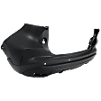 Rear Primed Bumper Cover, For Models with Parking Aid Sensor Hole