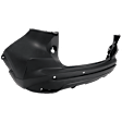 Rear Primed Bumper Cover, For Models with Parking Aid Sensor Hole, CAPA CERTIFIED