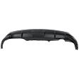 Rear Primed Bumper Cover, For Models with Parking Aid Sensor Hole, CAPA CERTIFIED