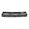 Rear Upper - Painted Silver, Lower - Textured Black Bumper Cover, For Models with Towing Hitch