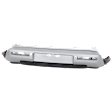 Rear Painted Silver Bumper Cover, without Mounting Bracket, For Models without Towing Hitch