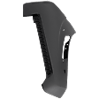 Rear, Driver Side Bumper End, Primed Plastic