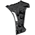 Rear, Driver Side Bumper End, Primed Plastic