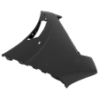 Rear, Driver Side Bumper End, Primed Plastic