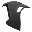 Rear, Driver Side Bumper End, Primed Plastic