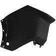 Rear, Driver Side Bumper End, Primed Plastic
