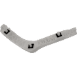 Rear, Driver Side Bumper Bracket, Side Cover Bracket, 6 Cyl., 3.5L Engine