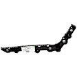 Rear, Driver Side Bumper Bracket