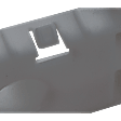 Rear, Passenger Side, Outer Bumper Bracket