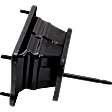 Rear, Driver Side Bumper Bracket, 4 Cyl., 2.0L Engine