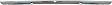 Rear, Upper Bumper Trim, Chrome