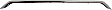 Rear Bumper Trim, Chrome