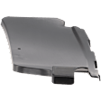 Rear, Passenger Side Bumper Trim, Primed, Closing Plate