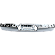 Step Bumper, Chrome Face Bar Only; With pad provision Without mounting bracket(s)