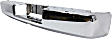 Step Bumper, Chrome Face Bar Only; With pad provision Without mounting bracket(s)