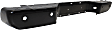 Step Bumper, Powdercoated Black Face Bar Only; With pad provision Without mounting bracket(s)