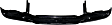 Step Bumper, Powdercoated Black Face Bar and Pads Without mounting bracket(s)