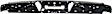 Step Bumper, Powdercoated Black Face Bar Only; With pad provision Without mounting bracket(s)