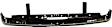Step Bumper, Chrome Face Bar Only; With pad provision Without mounting bracket(s)