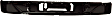 Step Bumper, Powdercoated Black Face Bar Only; With pad provision Without mounting bracket(s)
